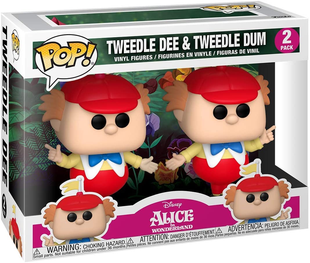 Disney Alice in Wonderland Tweedle Dee Tweedle Dum Funko 55738 Pop! VInyl #2