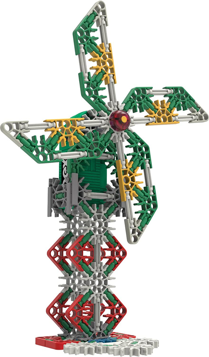 K'NEX 23012 Imagine Power and Play motorisiertes Bauset, Lernspielzeug für Kinder, 529-teiliges Stiel-Lernset, Technik für Kinder, lustiges und farbenfrohes Bauspielzeug für Kinder ab 7 Jahren