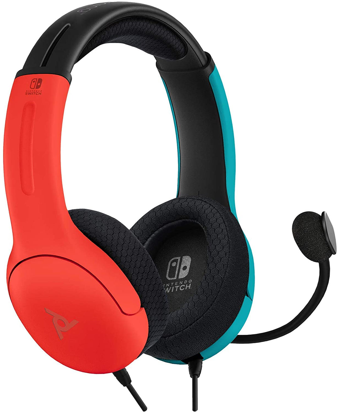 PDP LVL40 Kabelgebundenes Stereo-Headset für NS-Joycon Blau/Rot