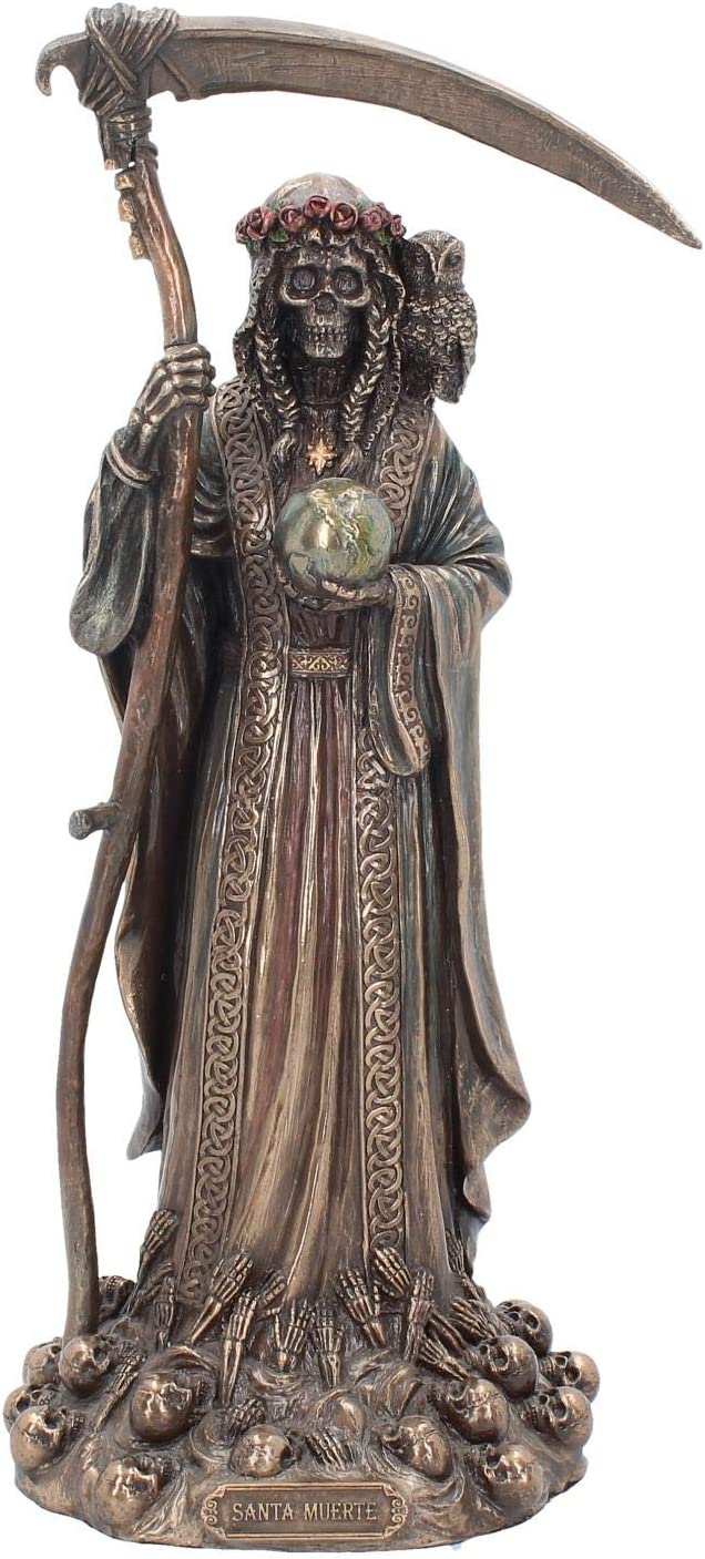 Nemesis Now Santa Muerte Bronze Resin Statue Figurine 1