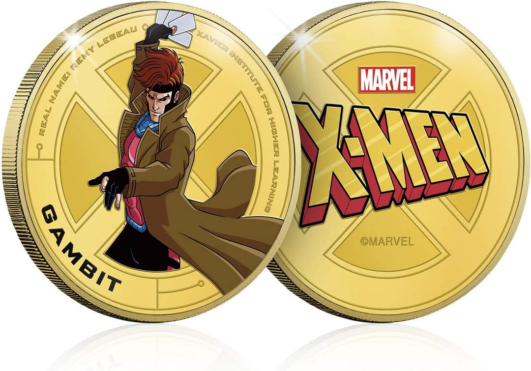 The Koin Club Marvel Geschenke für Männer Gambit X Men Zeichentrickserie Retro 90er Limitiert