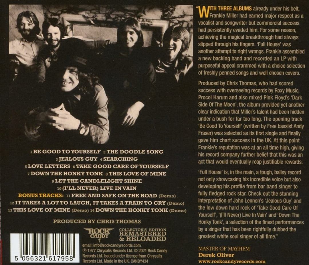 Frankie Miller - Full House [Audio CD]