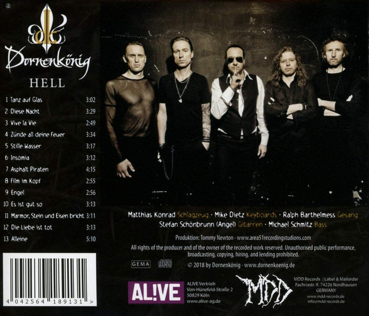 Dornenkonig - Hell [Audio CD]