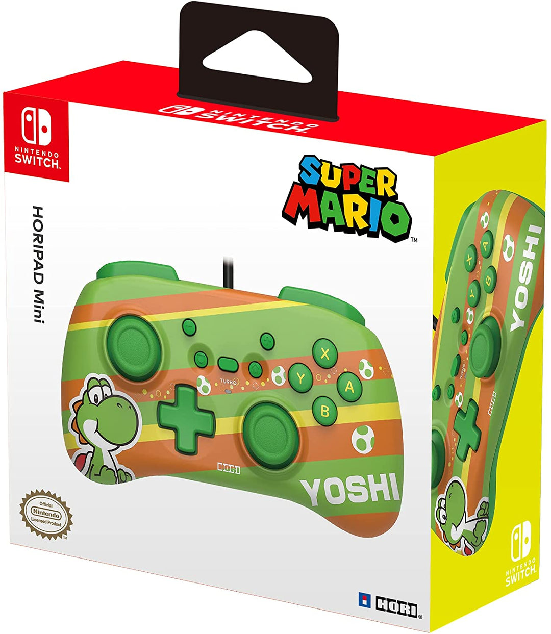 HORI HORIPAD Mini Wired Controller Pad for Kids (Yoshi) - Nintendo Switch [Offic