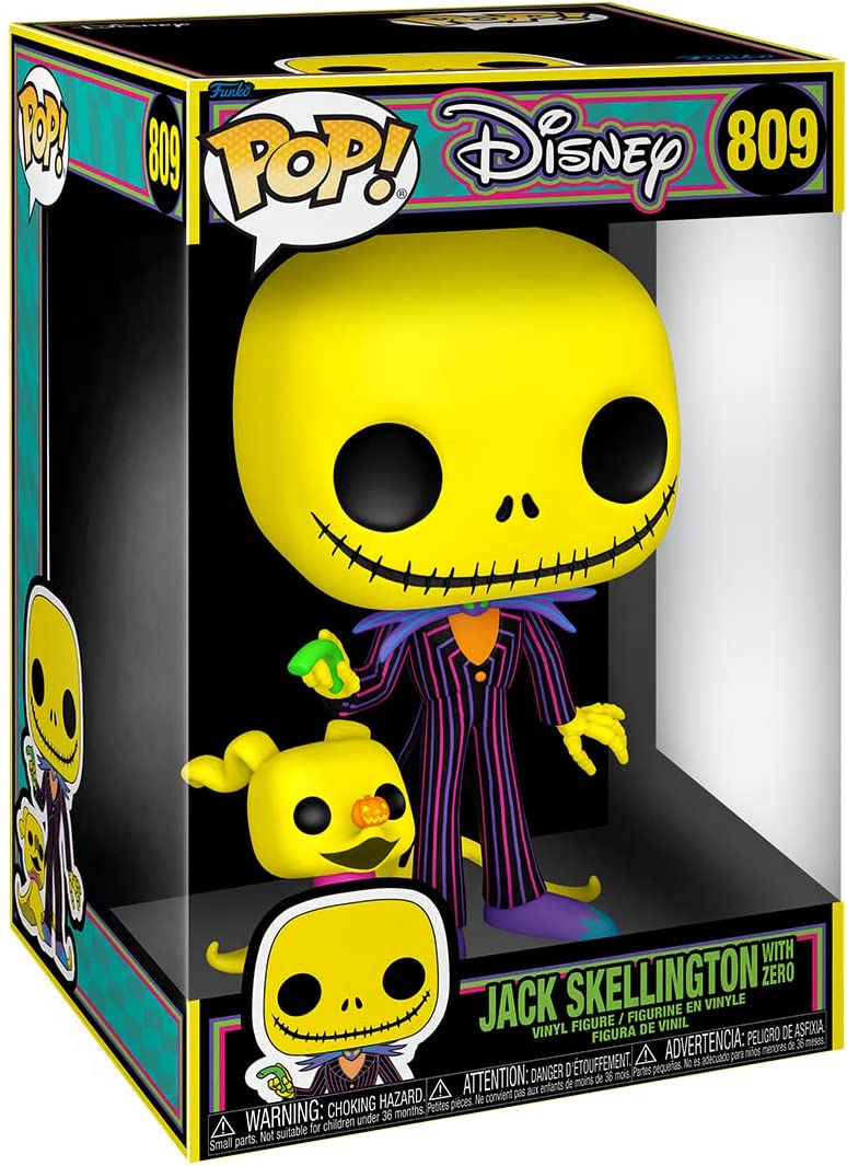 Disney Jack Skellington mit Zero Funko 63965 10" Pop! Vinyl #809