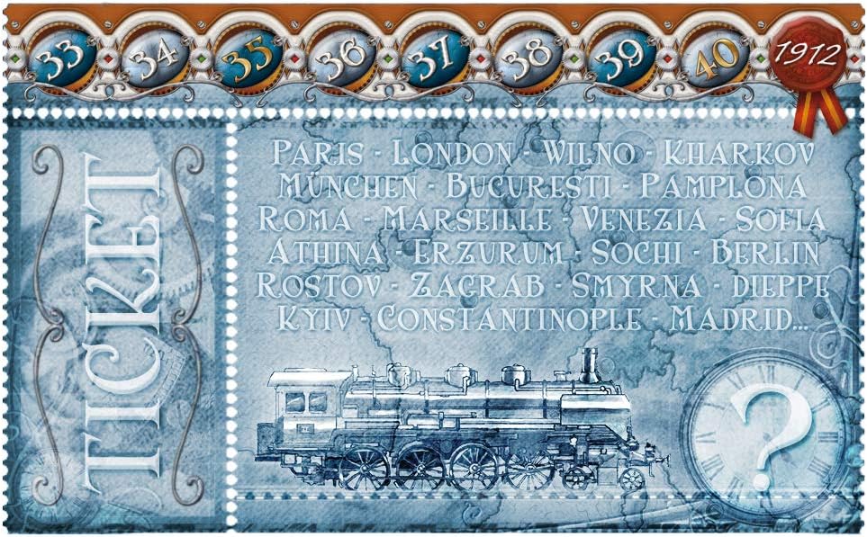 Days of Wonder Ticket to Ride: Europe 1912 Expansion – Strategy Board Game for 2-5 Players 9