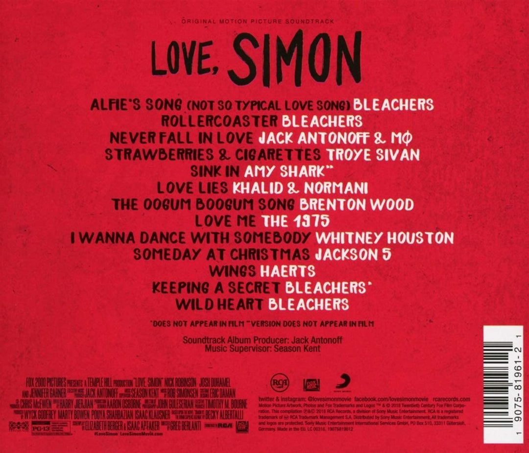 Love, Simon Soundtrack - [Audio CD]