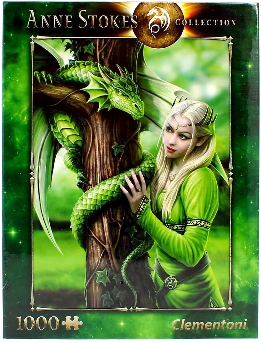 Clementoni - 39463 Anne Stokes Collection Puzzle For Adults And Children Kindred Spirits 1000 Pieces