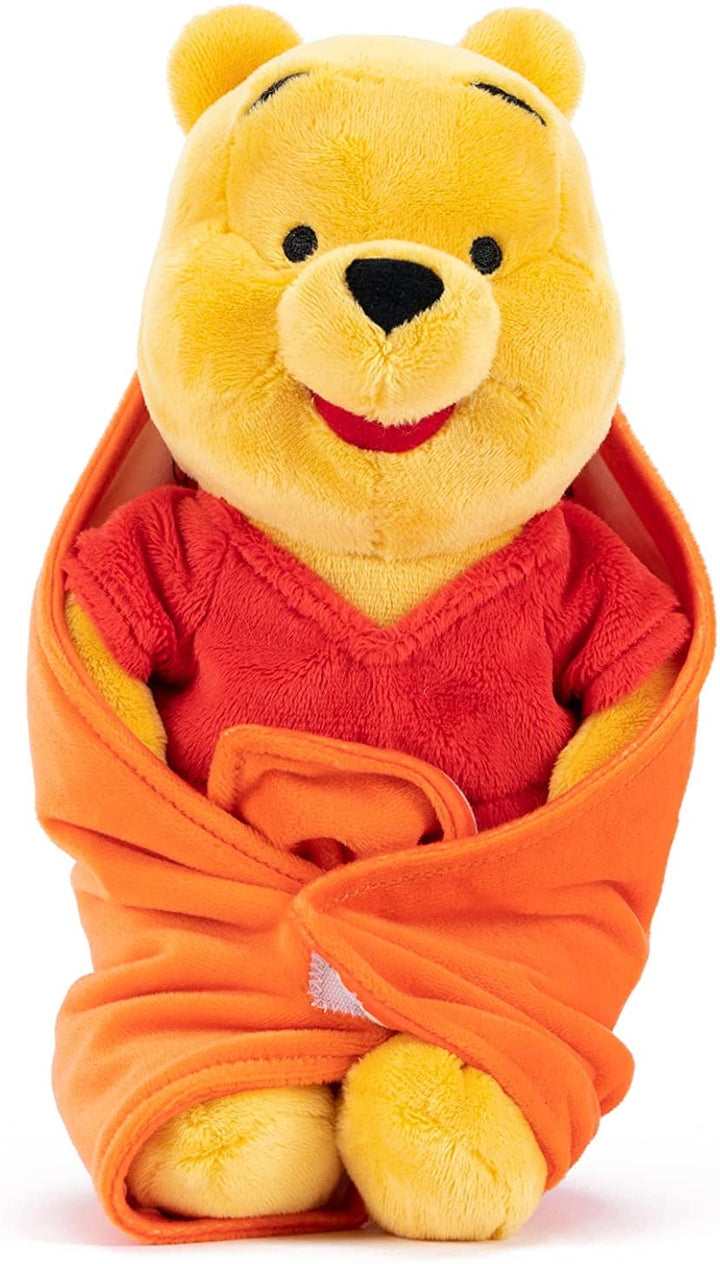 Simba Toys - Winnie plush 25 cm with extra soft blanket, 100% official license,