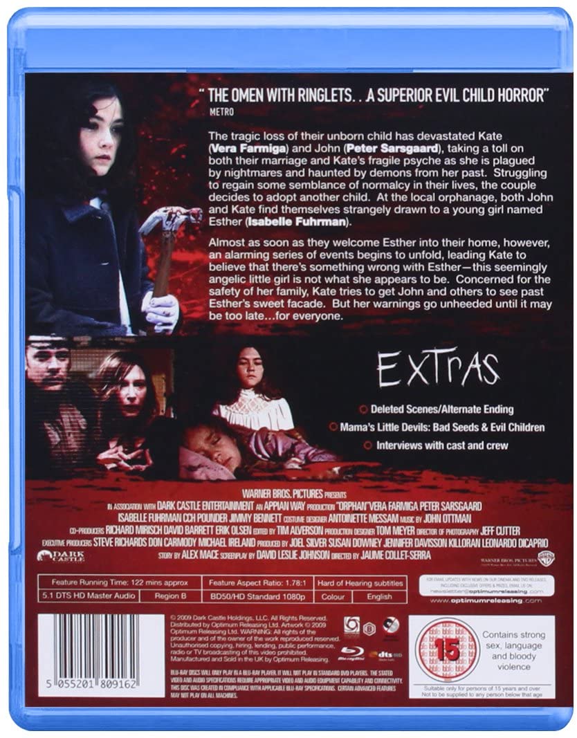 Orphan - Horror/Thriller [Blu-ray]