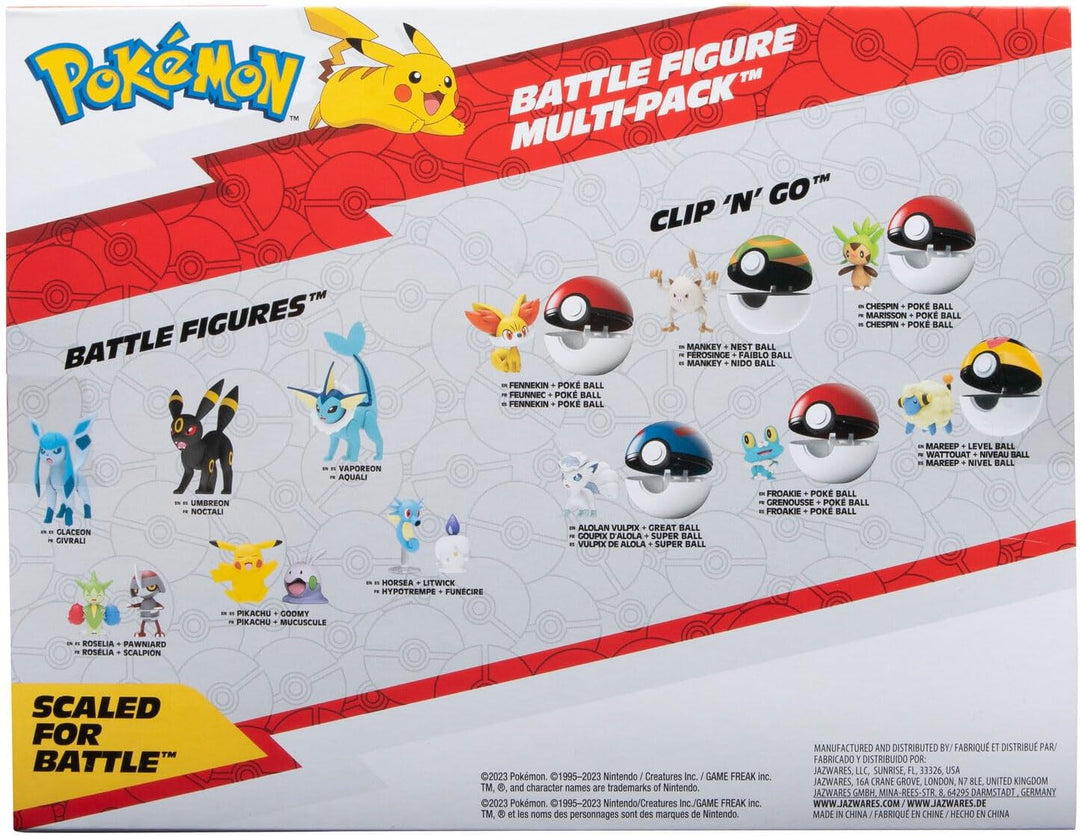 Pokemon Battle Figure Multipack 6-Pack Wave 6