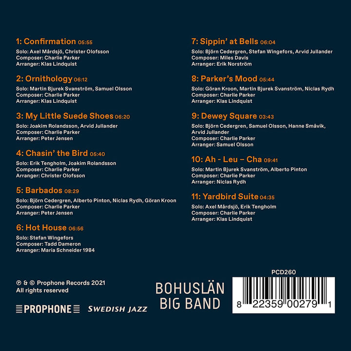 Bohuslän Big Band -Chasin The Bird [Bohuslän Big Band] [Prophone: P 260] [Audio CD]