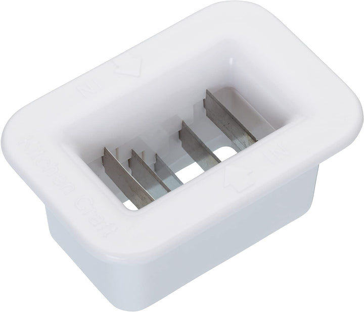 KitchenCraft Runner Bean Cutter 5.5 x 4 x 3 cm, White