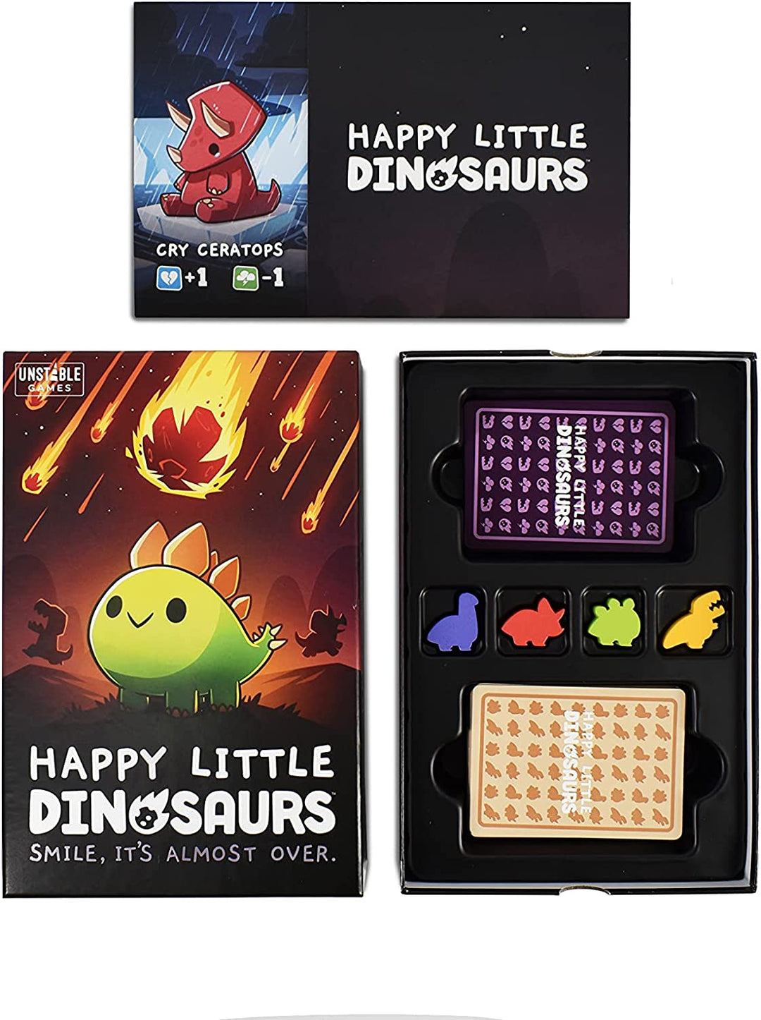 TeeTurtle | Happy Little Dinosaurs Base Game | Board Game | Ages 8+ | 2 to 4 Pla