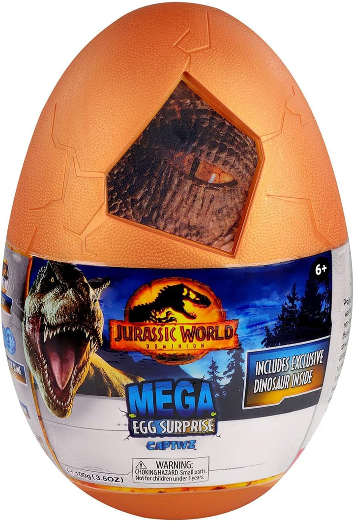 Jurassic World Captivz Dominion Mega Egg Mega Fun With Pop n Lock Dinosaur Toys