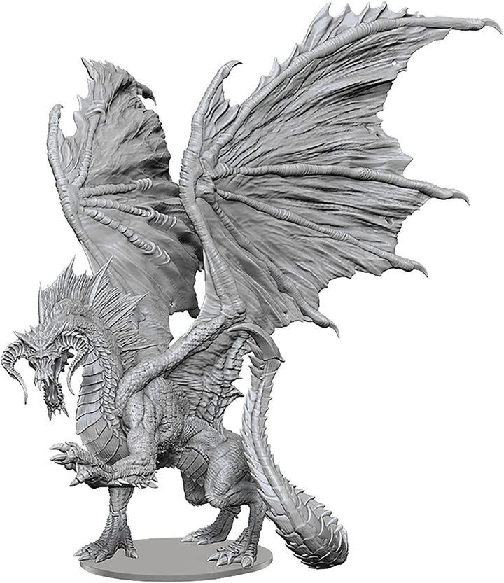 D&amp;D Nolzurs wunderbare Miniaturen: Erwachsener schwarzer Drache | WizKids Dungeons