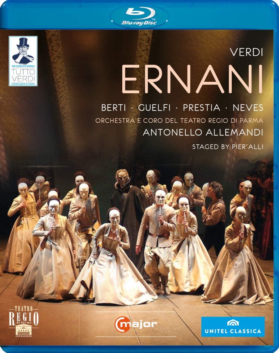 Verdi: Ernani (Parma Festival 2005) (Berti/ Guelfi/ Prestia/ Neves/ Orchestra e Coro del Teatro Regio di Parma/ Antonello Allemansi/ Pier' Alli) (C Major: 720904) [2012] [Region A & B] [Blu-ray]