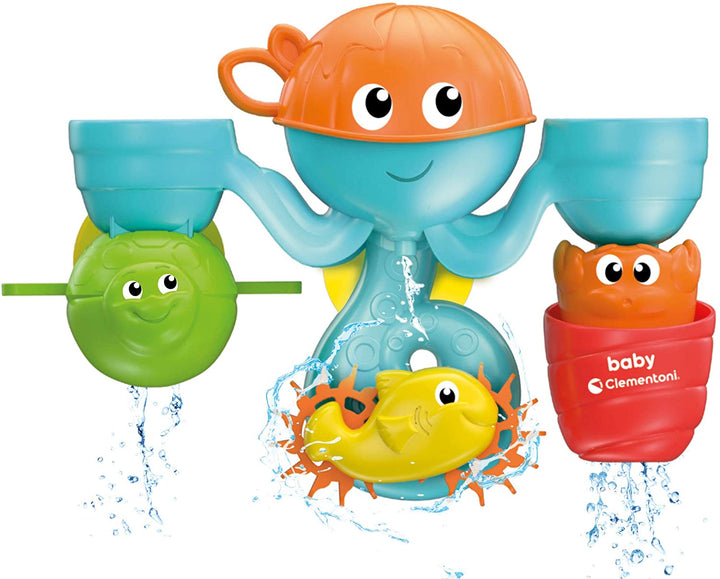 Clementoni 17458 Animales Octo Park-Water Friends, Game, Shower Baby Animal New