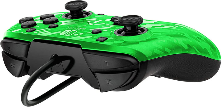 Pdp Controller Faceoff Deluxe + Audio Wired Switch Camo Green