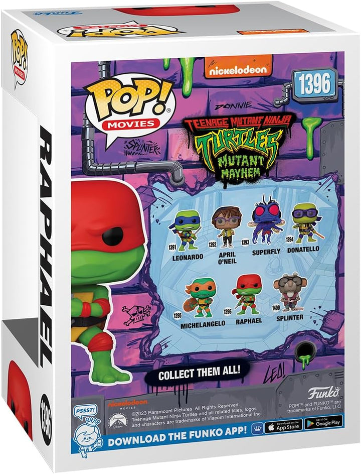 Movies: Teenage Mutant Ninja Turtles (TMNT) Mutant Mayhem - Raphael Funko 72337 Pop! Vinyl #1396