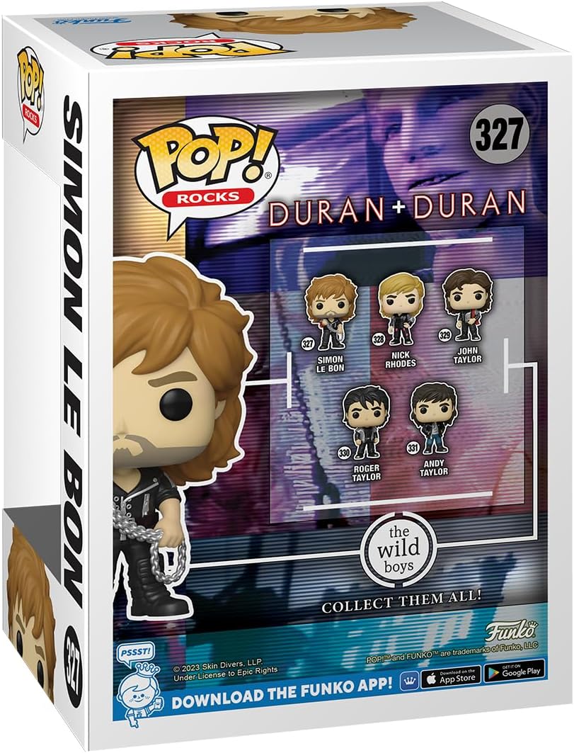 Rocks: Duran Duran - Wild Boys Simon Le Bon Funko 64055 Pop! Vinyl #327