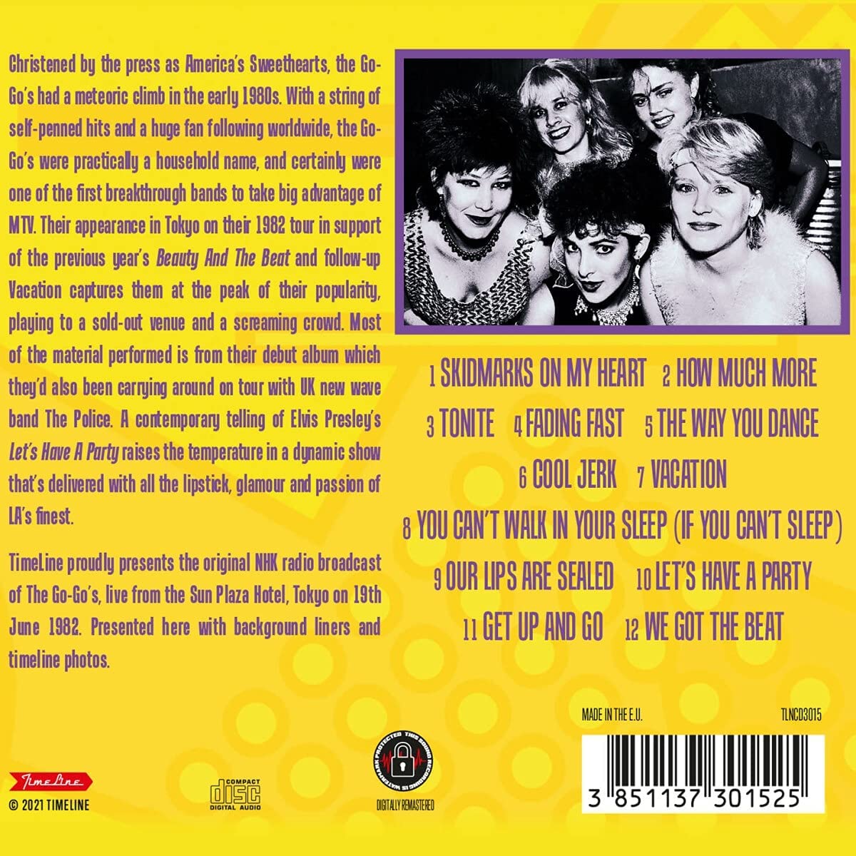 The Go-Go's - Live In Japan '82 [Audio-CD] 3
