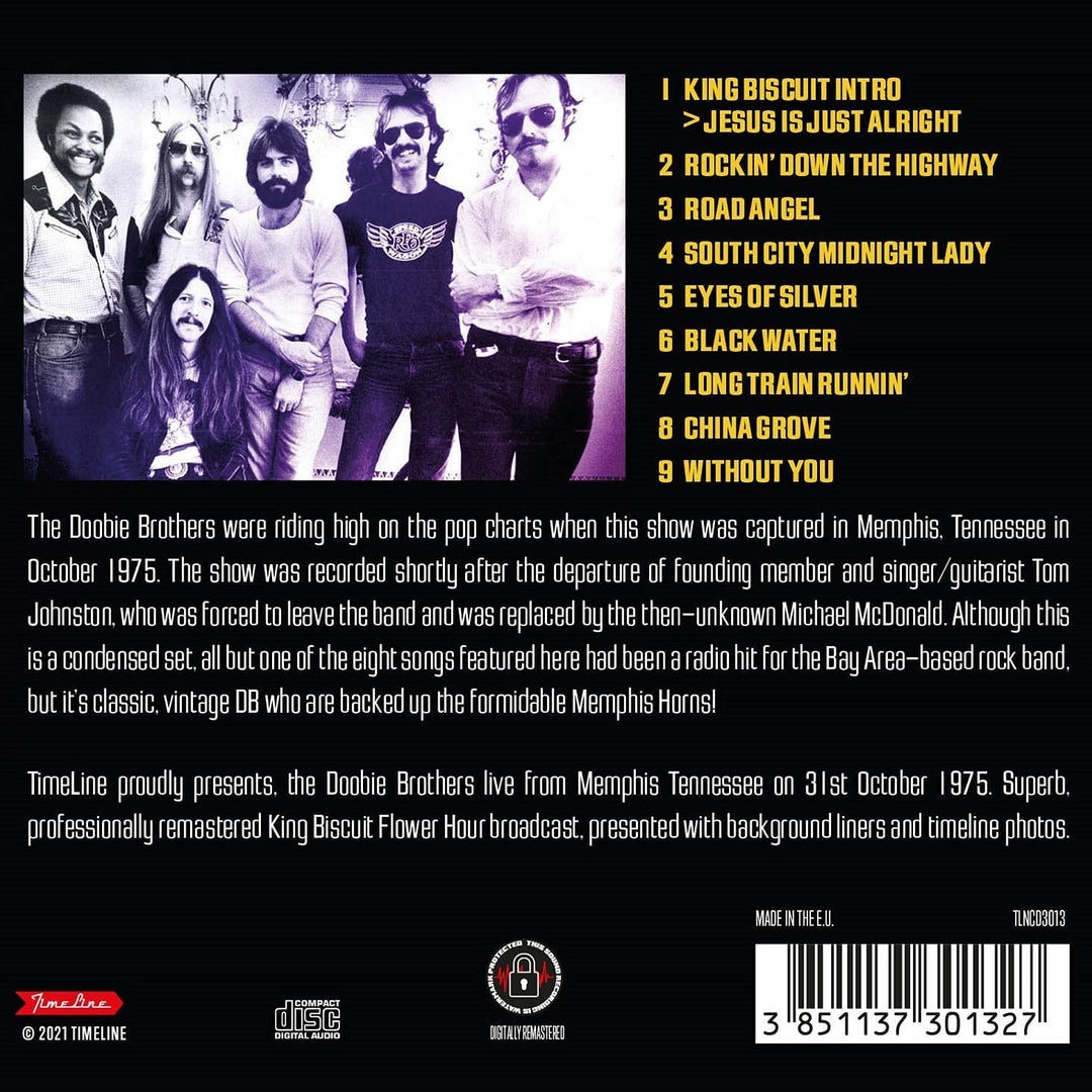 The Doobie Brothers - Live In 1975 [Audio CD]