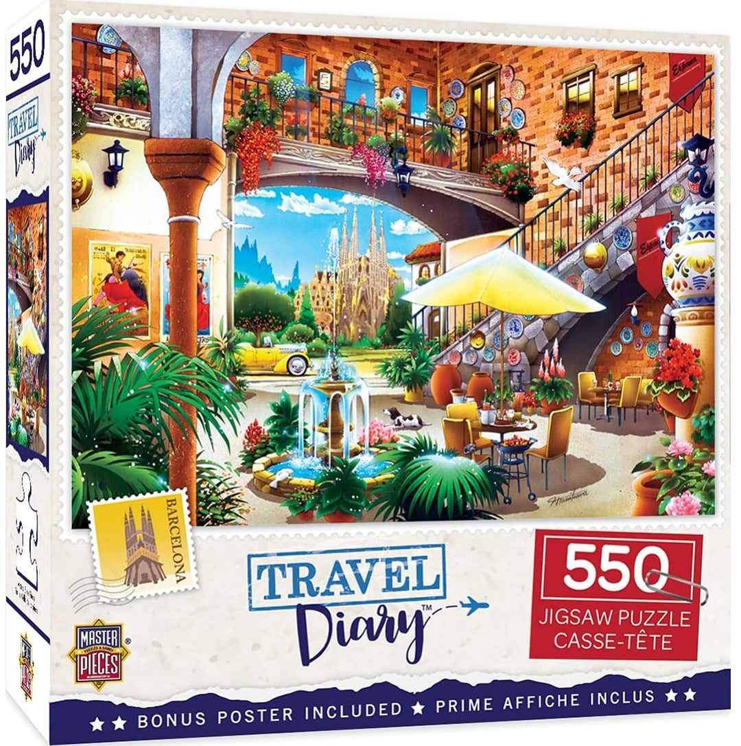 Master Pieces Barcelona 550-teiliges Puzzle