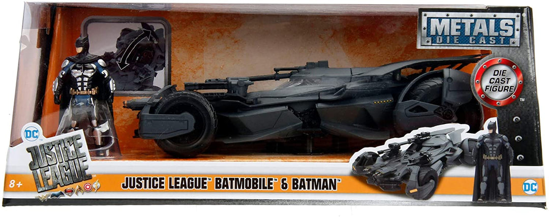 Jada Batmobile Car Metal Justice League One Size Black