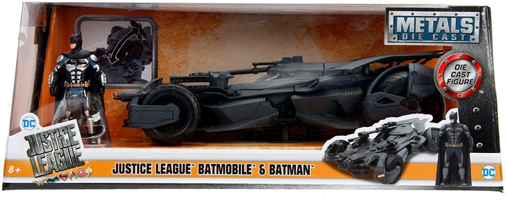Jada Batmobile Car Metal Justice League One Size Black