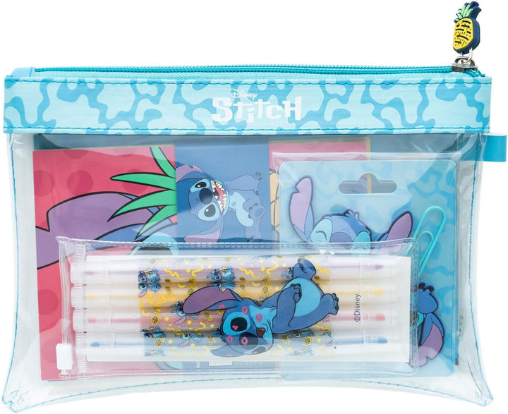 Grupo Erik Disney Stitch Stationery Set | Disney Pencil Case With A6 Notebooks