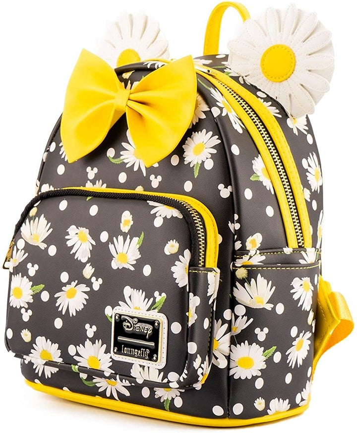 Loungefly Disney Minnie Mouse Daisies Damen-Schultertasche mit doppeltem Riemen