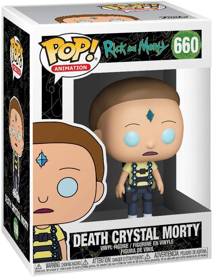 Rick &amp; Morty Death Crystal Morty Funko 44249 Pop! Vinyl #660