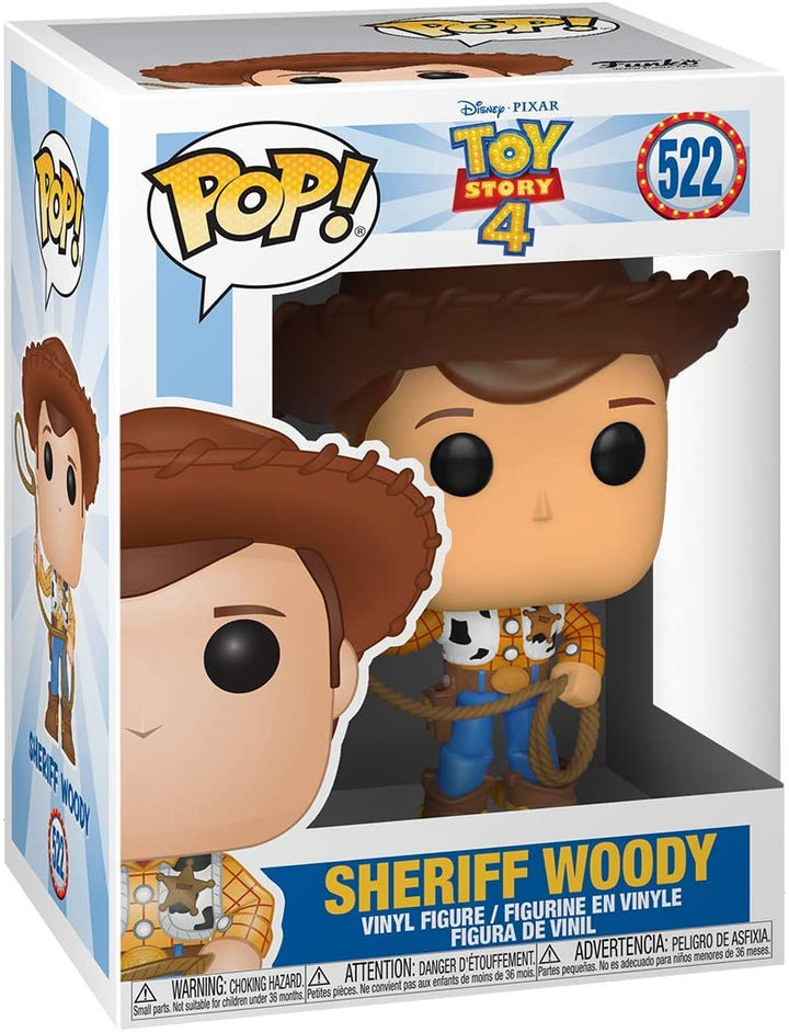 Disney Pixer Toy Story 4 Sheriff Woody Funko 37383 Pop! Vinyl #522