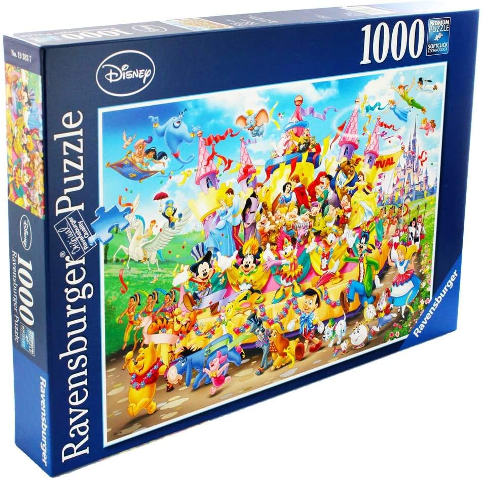 RVSB4 Ravensburger UK 19383 Ravensburger Disney Carnival Multicha, 1000-teiliges Puzzle, mehrfarbig