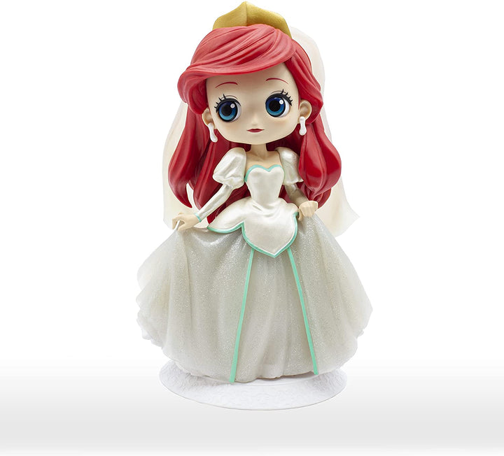 BanPresto – Q Posket Disney-Figuren, glitzernde Ariel-Figur im verträumten Stil