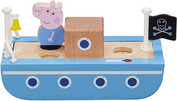 Peppa Pig 07209 Holzboot, Mehrfarbig