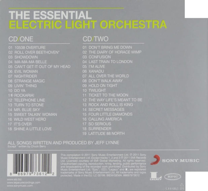 The Essential Electric Light Orchestra - E.L.O.  [Audio CD]