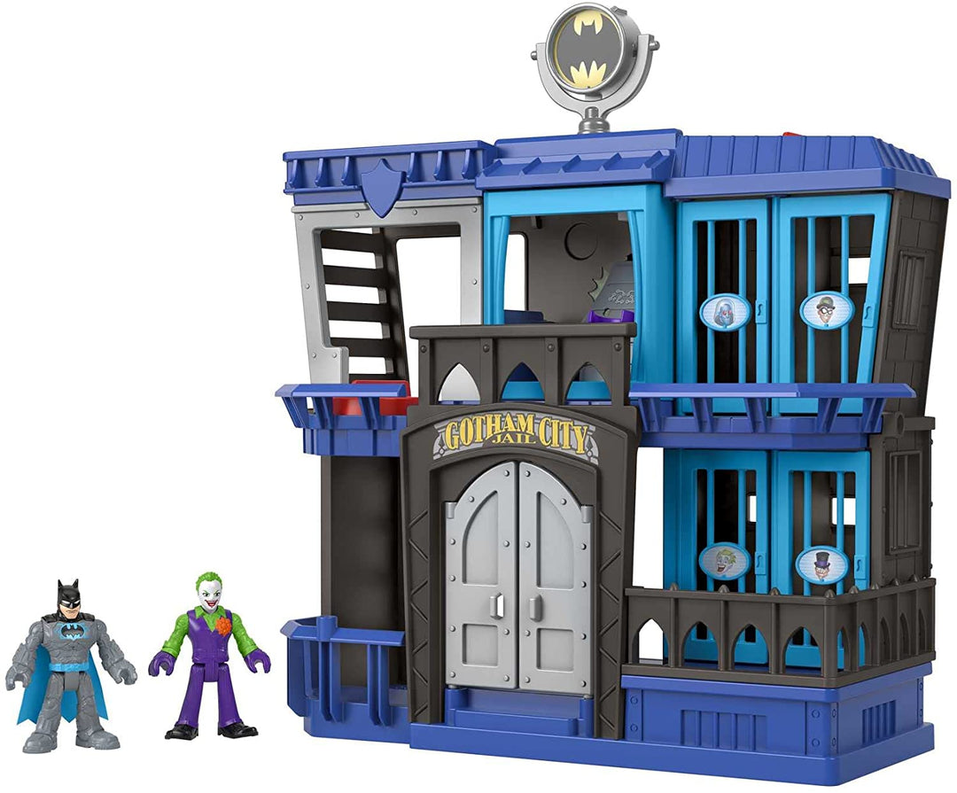 Fisher-Price Imaginext DC Super Friends Gotham City Jail Recharged, prison plays