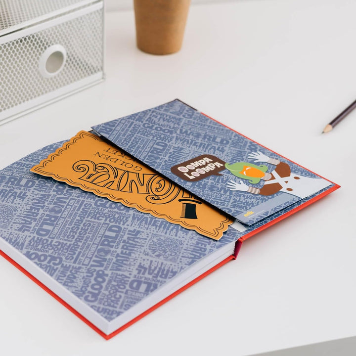 Grupo Erik Willy Wonka Premium A5 Notebook | Wonka Bar | Bullet Journal