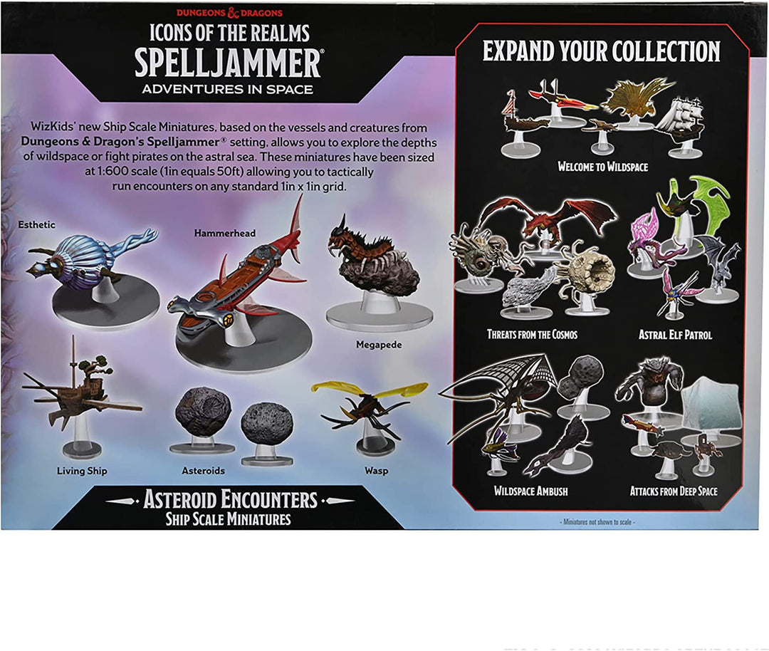 Asteroid Encounters - Ship Scale: D&D Icons of the Realms Miniatures