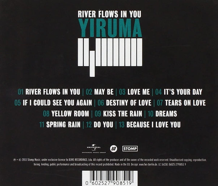 Yiruma - River Flows in You [Audio CD]