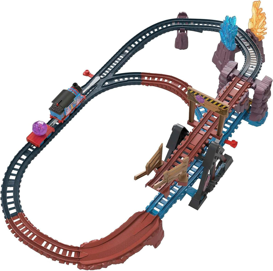 Fisher-Price Thomas and Friends Spielzeugeisenbahn-Set mit motorisierter Thomas-Eisenbahn und Ti