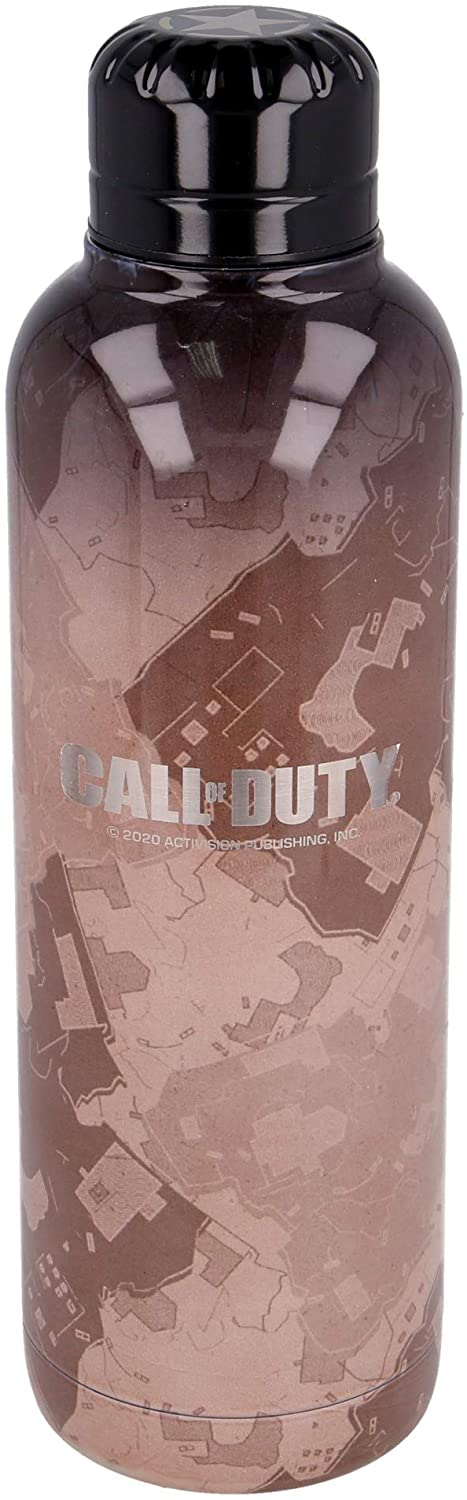 Stor Edelstahl-Thermoflasche 515 ml CALL OF DUTY, Metall, Estndar