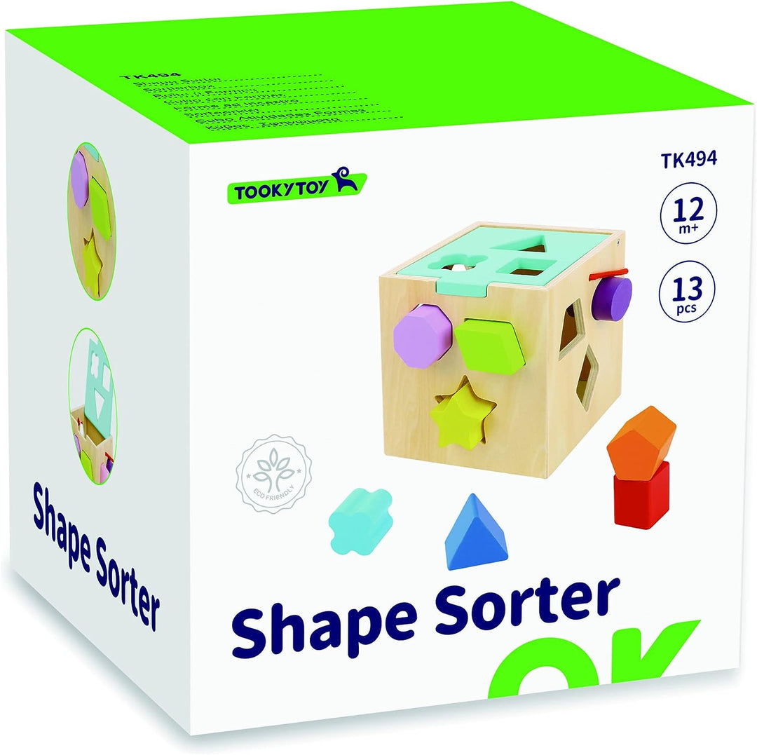 Tooky Toy Wooden Shape Sorter