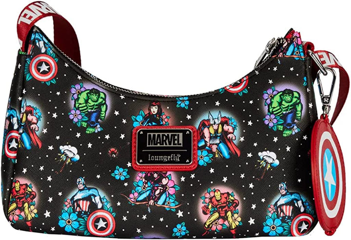 Loungefly Marvel Avengers Tattoo Umhängetasche Marvel – Avengers Einheitsgröße, Marvel