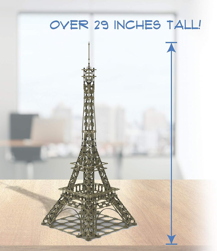 K'NEX 15238 Architektur-Eiffelturm-Bauset, Lernspielzeug für Kinder, 1