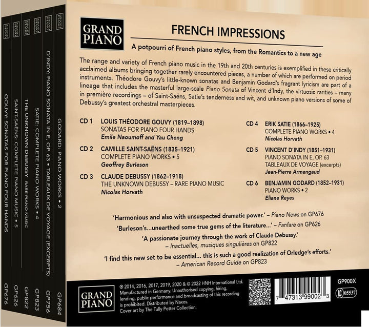 French Impressions [Emile Naoumoff; Yau Cheng; Geoffrey Burleson; Nicolas Horvat [Audio CD]