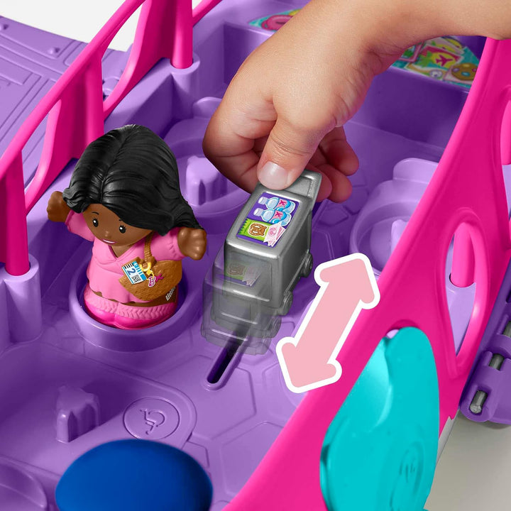 Fisher-Price Little People Barbie-Spielzeugflugzeug für Kleinkinder mit Lichtmusik und Musik