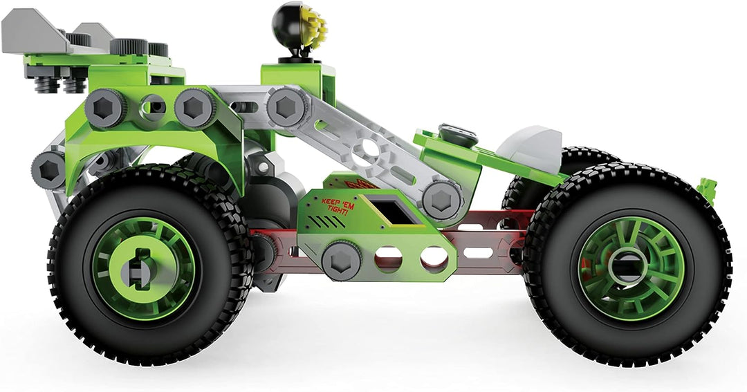 Meccano Junior 3-in-1 Pull-Back Buggy Building Kit - STEAM Learning Toy for Kids Ages 5-7